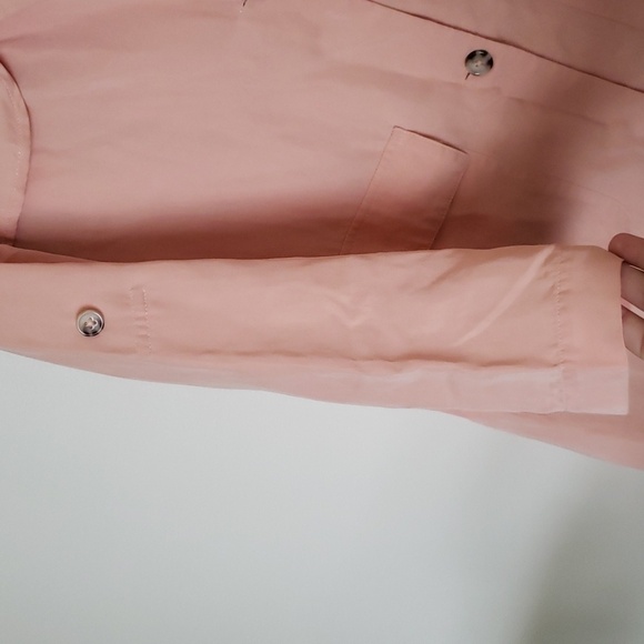 Lovers & friends peach button front summer dress, tencel, women's size small - Picture 5 of 10